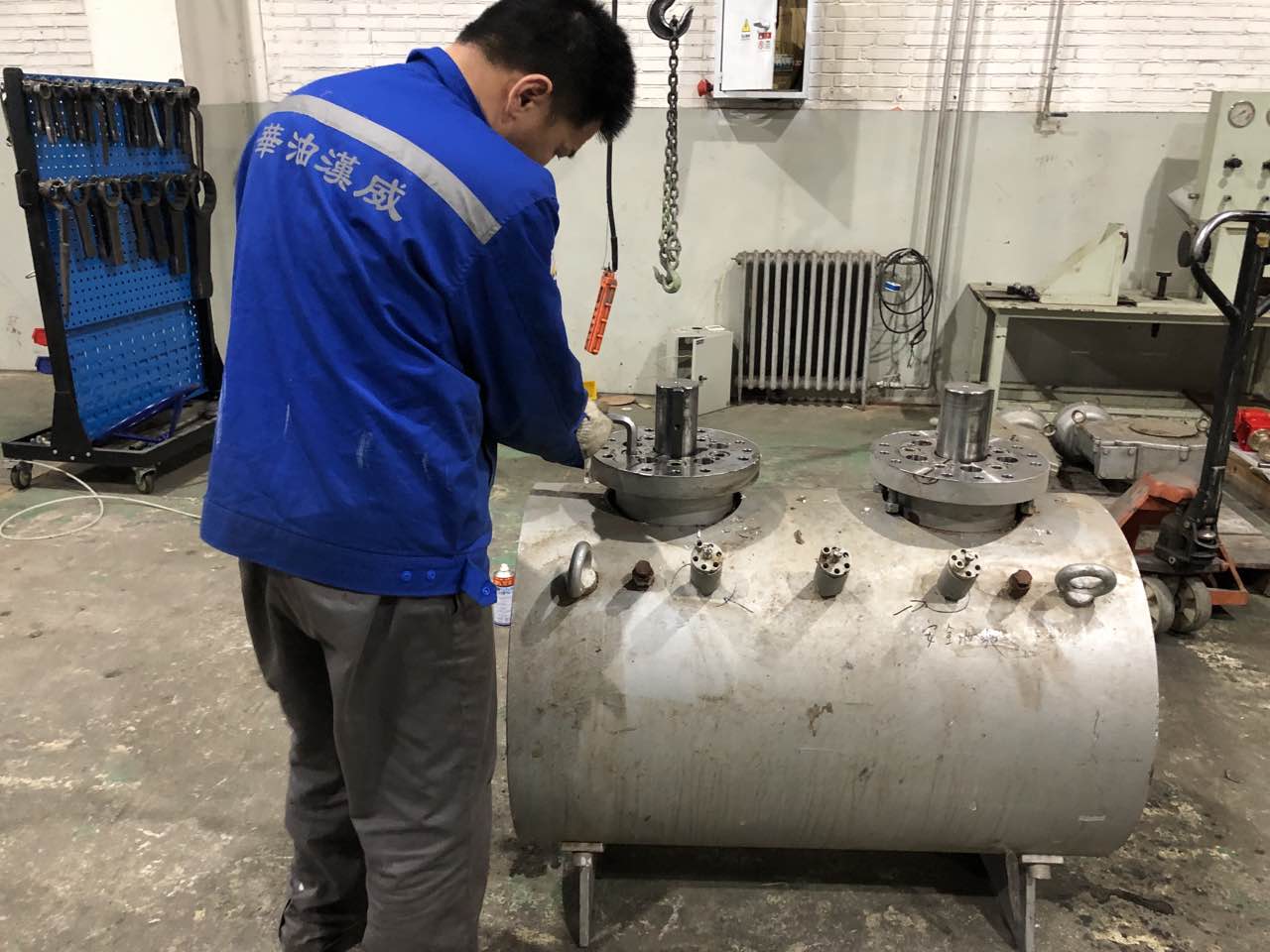 在线加工